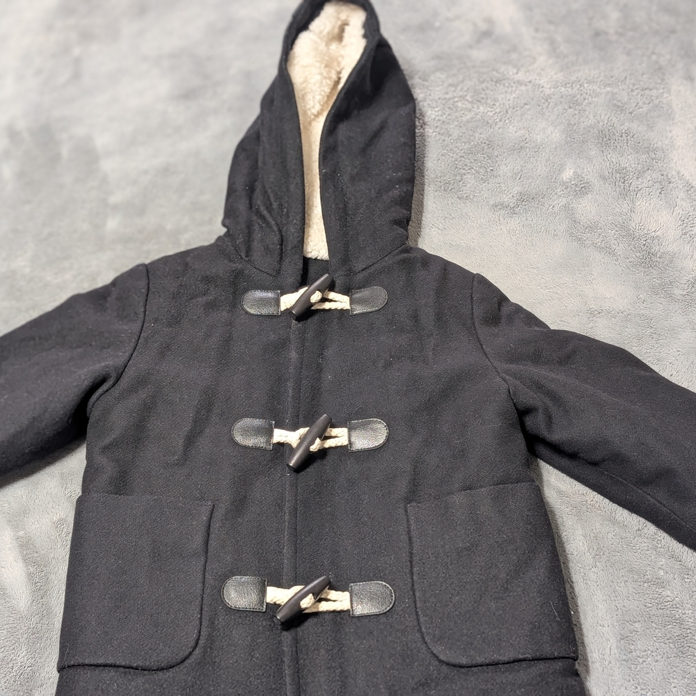 Toddler Duffle Sherpa Hooded Coat